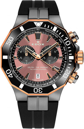 Edox Delfin The Original Chronograph 10112 357GRNCA BRNR