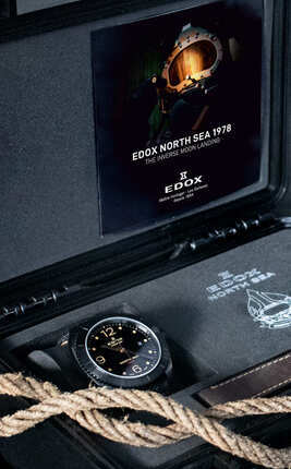 Edox North Sea 1978 Automatic Special Edition The Inverse Moon Landing 80118 37N N78