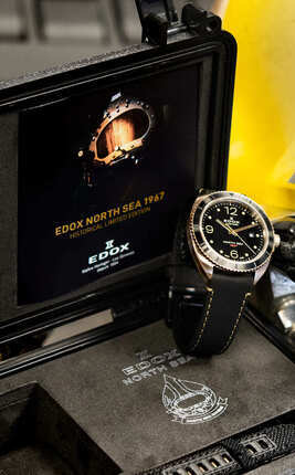 Edox North Sea 1967 Date Automatic 80118 BRN N67